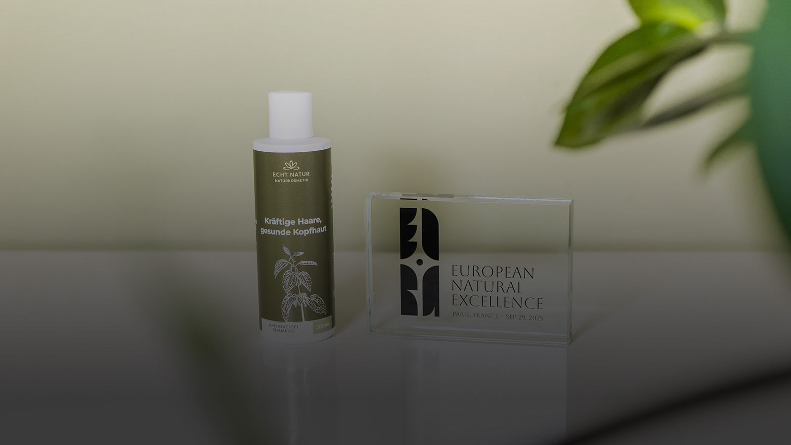 European Natural Excellence Award für unser Brennnessel-Shampoo!